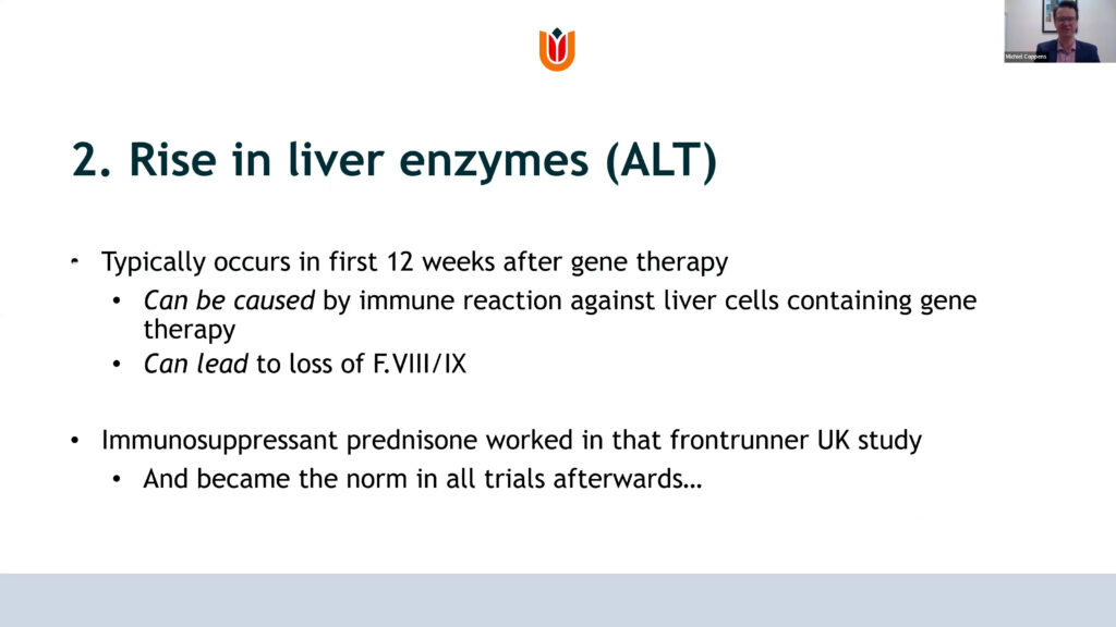 Rise in liver enzymes (ALT)