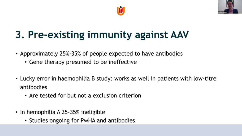 Pre-existing immunity against AAV