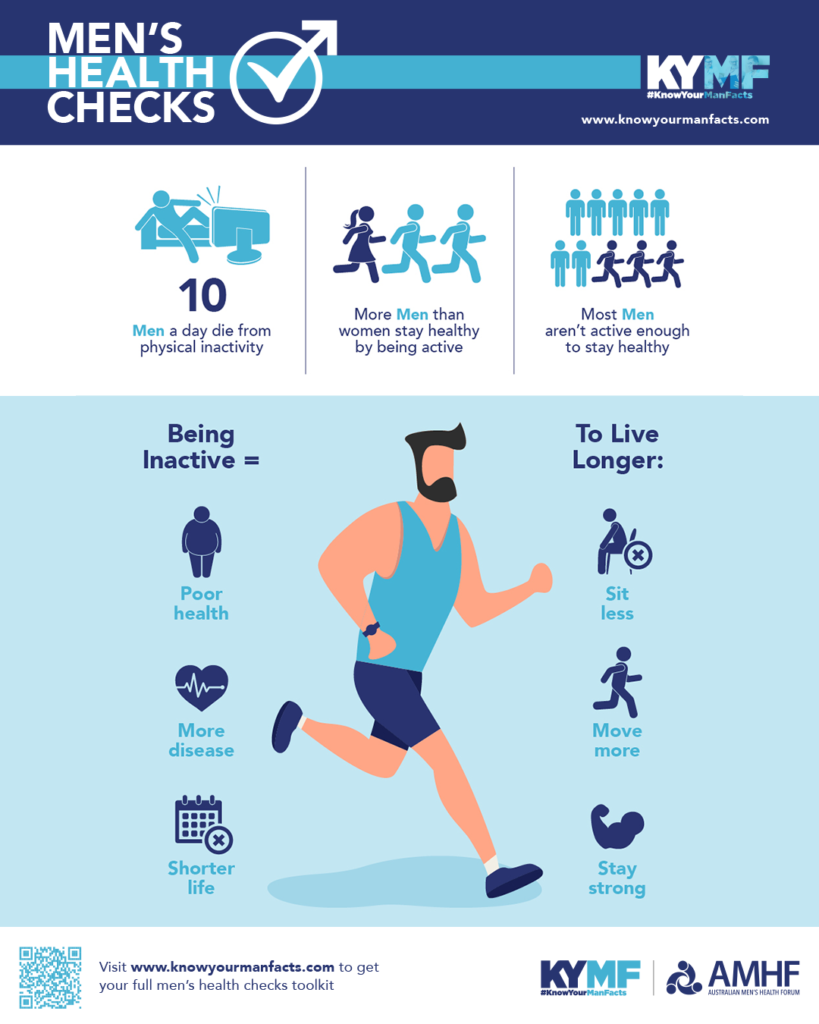 Being active helps you live longer.